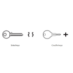 Xhorse XCMN15EN M4 Clamp (also Jaw M4))  for Condor XC-MINI,Condor XC-MINI Plus,Dolphin XP-005 for key cutting. It support household keys – mainly support standard single and double sided keys, and also for crucifix keys