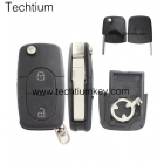 1616 battery holder 2 button remote key shell for Audi