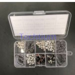 key button 10 type,25pcs each,total 250pcs (3*4*2.5mm, 4*4*1.5mm 3*4*2.5mm 3*6*5mm 3*4*2mm 3*4*2mm 3*6*4.3mm 6*6*3.1mm 3*6*2.5mm 4*4*0.8mm)