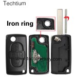 0523 FSK 433Mhz 407/HU83 blade 4 button remote key for Citroen cars after 2011
