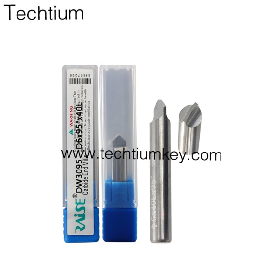 Aftermarket general 95° double side Carbide end mills cutter  for All automatic key cutting machine(V8/X6,SEC-E9,CONDOR,A7)