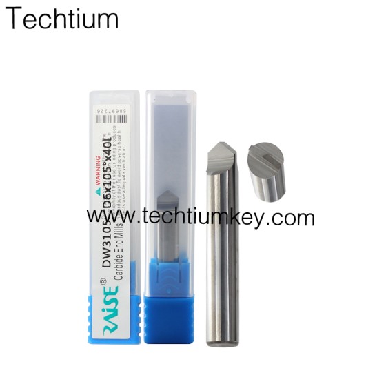 Aftermarket general 105° double side Carbide end mills cutter  for All automatic key cutting machine(V8/X6,SEC-E9,CONDOR,A7)
