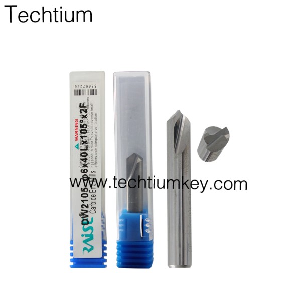 Aftermarket general 105° double side cutters Carbide end mills cutter  for All automatic key cutting machine(V8/X6,SEC-E9,CONDOR,A7)