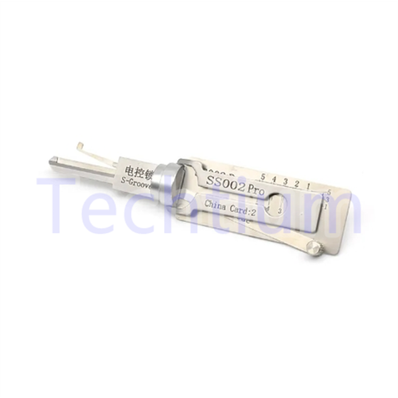 SS002 Pro Locksmith Tool SGroove for Flat-Shaped Lock