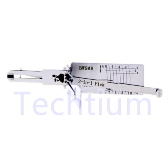 BW9MH Original Lishi 2 in 1 decode and lock pick for BMW Motorcycle