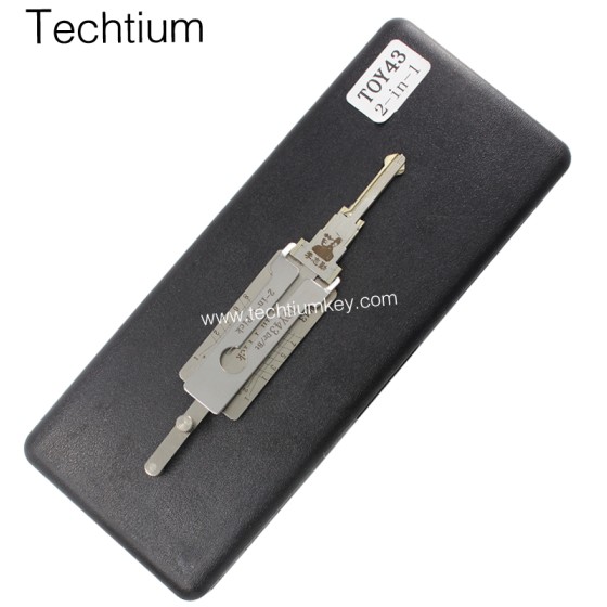 TOY43 Lishi 2 in 1 lock pick decoder