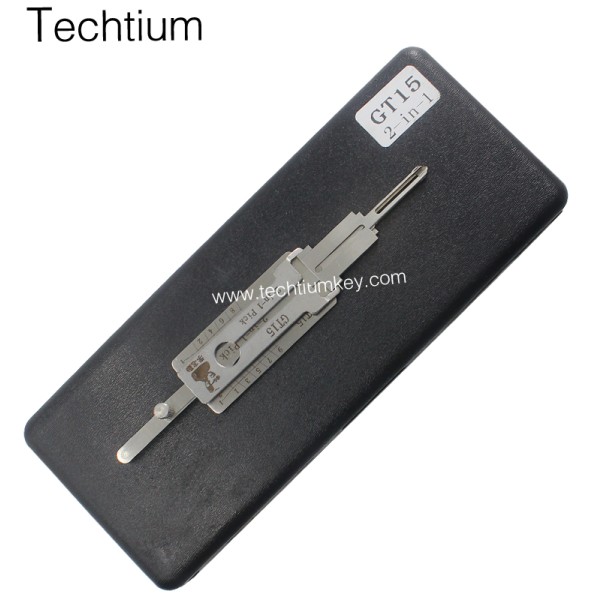 GT15 Original Lishi 2 in 1 lock pick and decoder for Fiat Palio,LANCIA,speedgear,Ferrari,Alfa Romeo