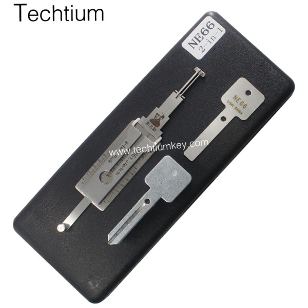 NE66 ignition Original Lishi 2 in 1 lock pick and decoder for Volvo Neiman,S80
