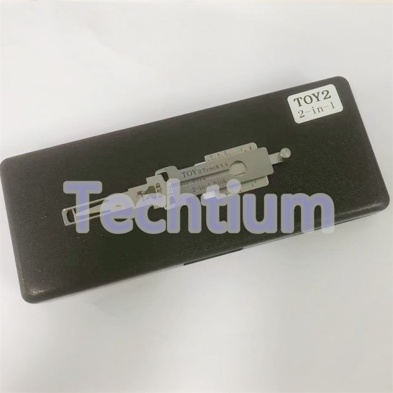 TOY2 Original Lishi 2 in 1 decoder for all cars using #77 blade (Toyota Tokaj,Rika,CROWN,sequoia,Reiz)