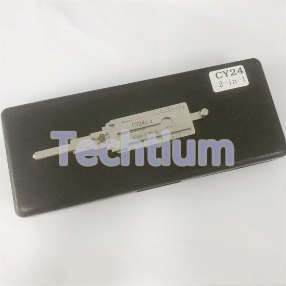CY24 Original Lishi 2 in 1 deocder for cars that using #4 blade (Chrysler Dodge,Jeep,RAM,Fiat,Lincoln,EAGLE)