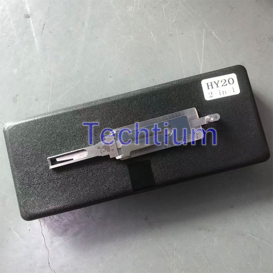HY20 Original Lishi 2 in 1 lock pick decoder for korean Hyundai  for all the cars using #130 blade