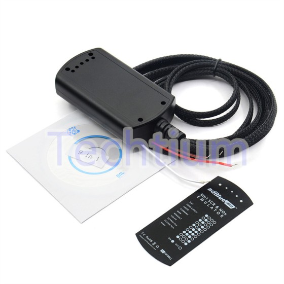 Adblue 9 in 1 Emulator for Mercedes, MAN, Scania, Iveco, DAF, Volvo, Renault ,Cummins , Ford Support Trucks, Buses and Other Heavy Vehicles with EURO 4 and 5 Exhaust Emission Rates