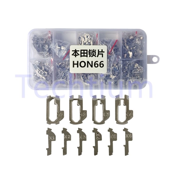 Honda HON66  lock plate Full Wafers X1,X2,X3,X4  ,20pcs each Half Wafers X1,X2,X3,X4,X5,X6 50pcs each total 380pcs （Material:copper ,better than Iron)