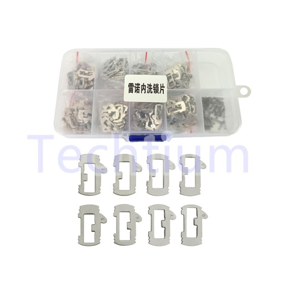 Renault 1, 2, 3 ,4  11 ,12 ,13 ,14 Lock plate 200pcs（Material:copper ,better than Iron)