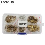 Mazda lock plate,1,2,3,4,5 lock plate 40pcs each,total 200pcs（Material:copper ,better than Iron)