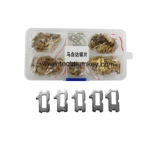 Mazda lock plate,1,2,3,4,5 lock plate 40pcs each,total 200pcs（Material:copper ,better than Iron)
