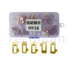 Hyundai HY16 1,2,3,4 plate 50pcs each,total 200pcs（Material:copper ,better than Iron)