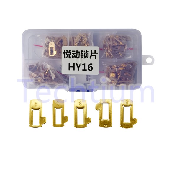 Hyundai HY16 1,2,3,4 plate 50pcs each,total 200pcs（Material:copper ,better than Iron)