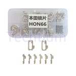 Honda lock plate,1,2,3,4,5,6 half plate 50pcs each,1 and 3 whole plate 20pcs each,total 340pcs （Material:copper ,better than Iron)