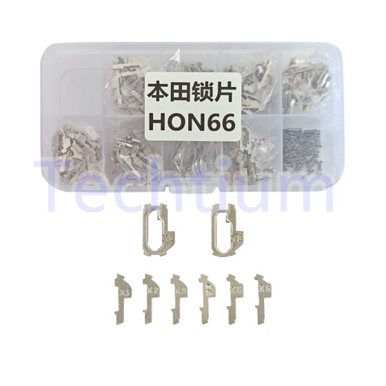 Honda lock plate,1,2,3,4,5,6 half plate 50pcs each,1 and 3 whole plate 20pcs each,total 340pcs （Material:copper ,better than Iron)