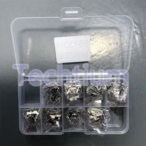 Honda lock plate,1,2,3,4,5,6 half plate 50pcs each,1 and 3 whole plate 20pcs each,total 340pcs （Material:copper ,better than Iron)