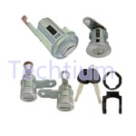 Buick Old Excelle door Lock cylinder full set (1pcs ignition door lock,1pcs trunk door lock,2pcs door lock)