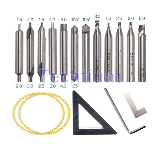 17pcs  for vertical key cutting machine