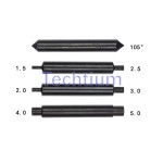 1.5mm-2.5mm 2.0mm-3.0mm  4.0mm-5.0mm 105°-105° 4pcs cutter  for vertical key cutting machine