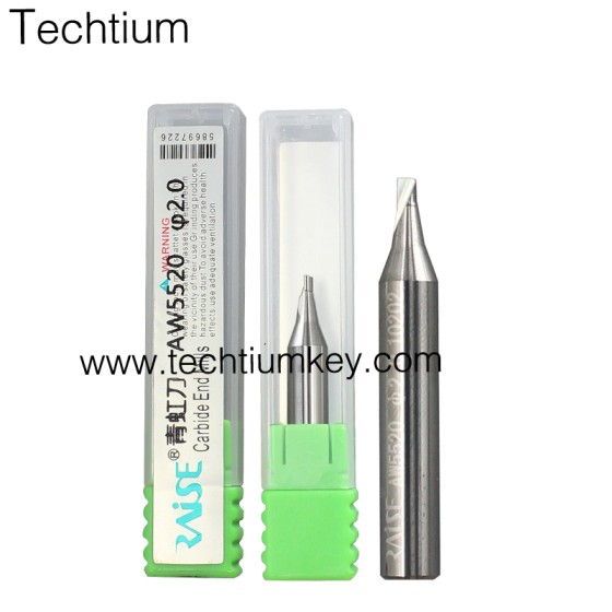 Aftermarket general 2.0mm Carbide end mills cutter  for All automatic key cutting machine(V8/X6,SEC-E9,CONDOR,A7)