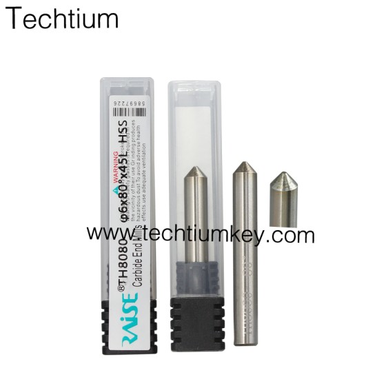 Aftermarket general 80° Carbide end mills Tracer Probe  for All automatic key cutting machine(V8/X6,SEC-E9,CONDOR,A7)