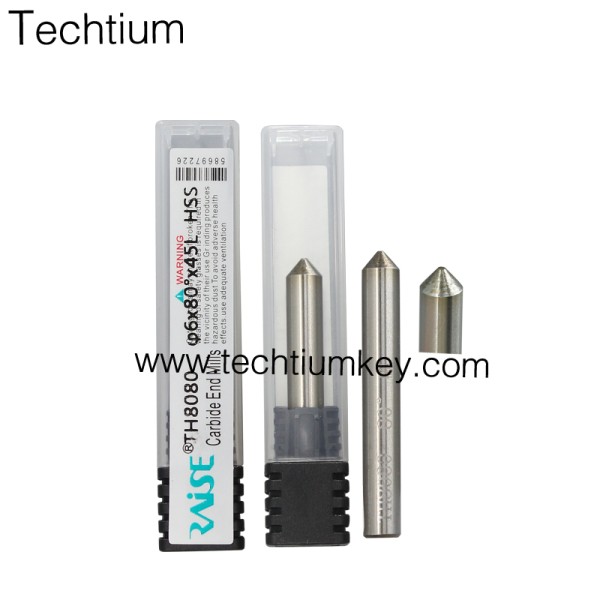 Aftermarket general 80° Carbide end mills Tracer Probe  for All automatic key cutting machine(V8/X6,SEC-E9,CONDOR,A7)