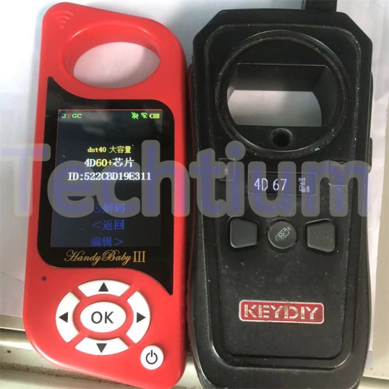 Original ID4D60(T7)   Glass Transponder Chip