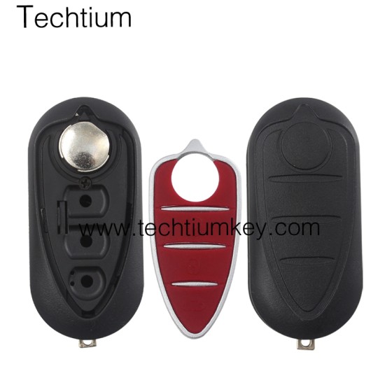 3 button remote flip key shell for Alfa