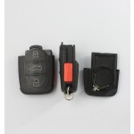 2032 battery holder 3+1 button remote key shell for Audi
