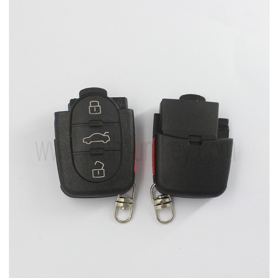 2032 battery holder 3+1 button remote key shell for Audi