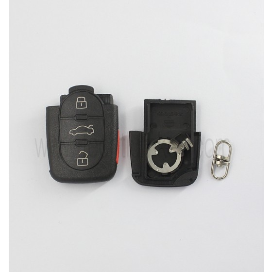 1616 battery holder 3+1 button remote key shell for Audi