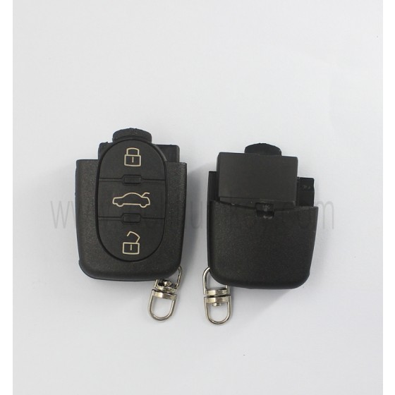 2032 battery holder 3 button remote key shell for Audi