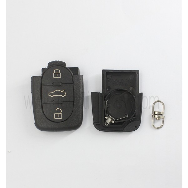 2032 battery holder 3 button remote key shell for Audi
