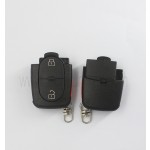 1616 battery holder 2+1 button remote key shell for Audi