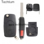 2032 battery holder 3+1 button remote key shell for Audi
