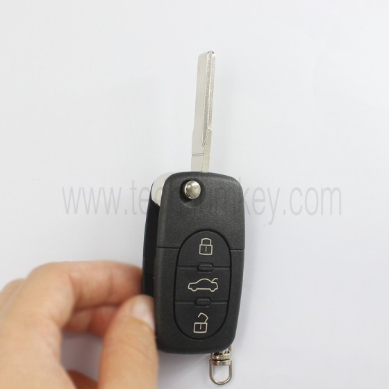 1616 battery holder 3 button remote key shell for Audi