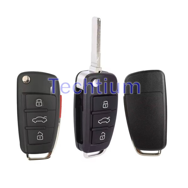 315Mhz MQB48 8X0837220E 3+1 button remote key for Audi