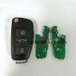 868MHZ 8E chip FCC:4F0837220R 4F0837220R KYDZ 3 button remote key for Audi A6