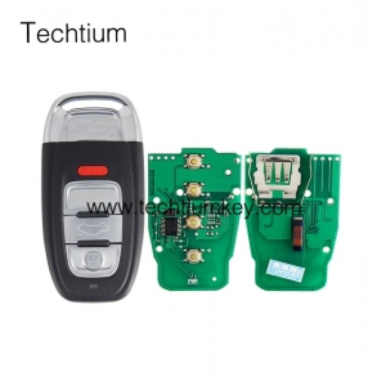 315Mhz FCC:IYZFBSB802 3+1 button remote key for Audi