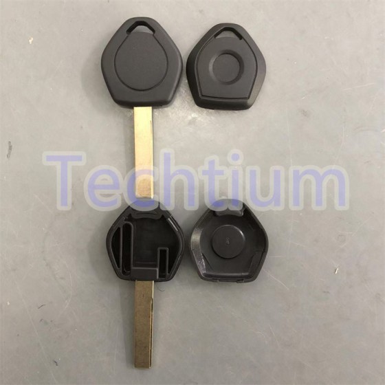 with ID44（PCF7935) chip transponder key shell for BMW