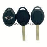 without words on back 3 button remote key shell for BMW Mini