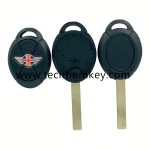 without words on back 3 button remote key shell for BMW Mini