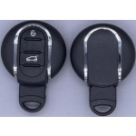 without words on back 3 button remote key shell for BMW Mini