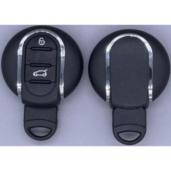 without words on back 3 button remote key shell for BMW Mini