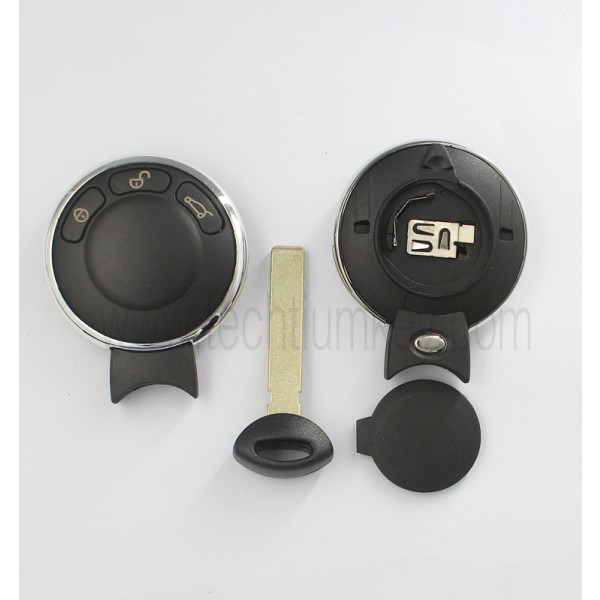 with battery clamp 3 button remote key shell for BMW MINI